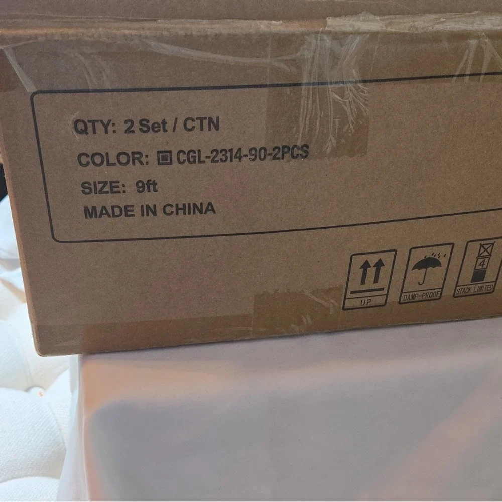 WBHome Artificial Green Christmas Garland 9 ft 2-Pack Plastic‎ CGL-2314-90-2PCS